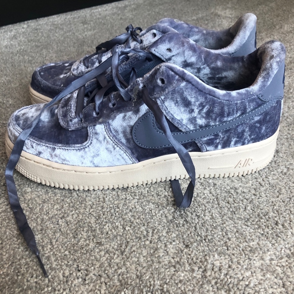 Nike Velvet Air Force 1’s